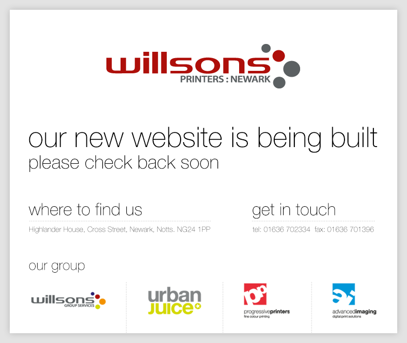 Willsons Printers: Newark